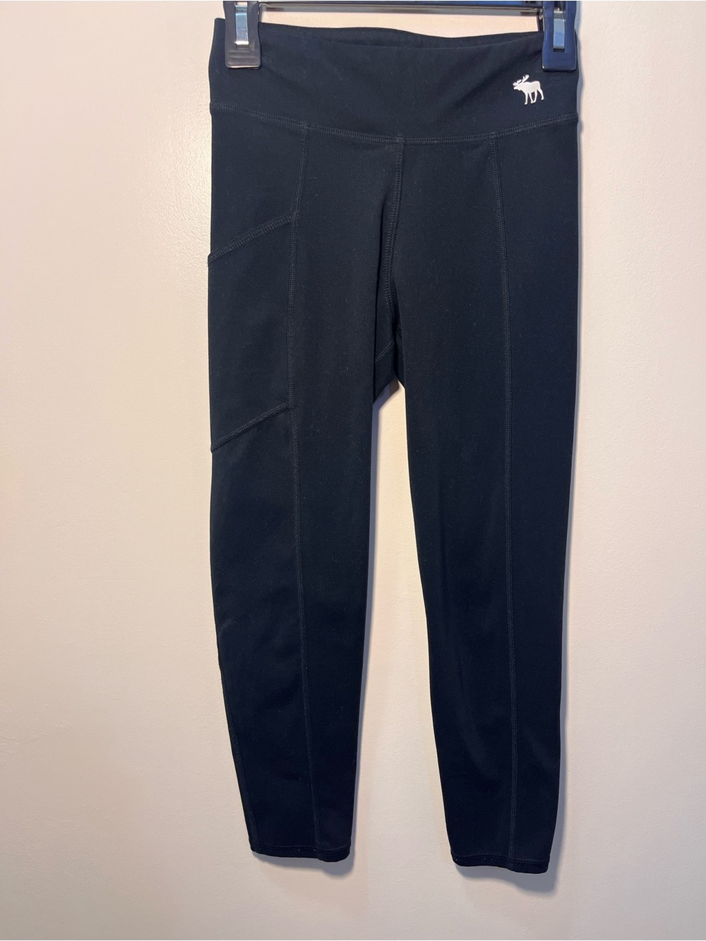 Abercrombie Kids Girls Black Leggings 7/8